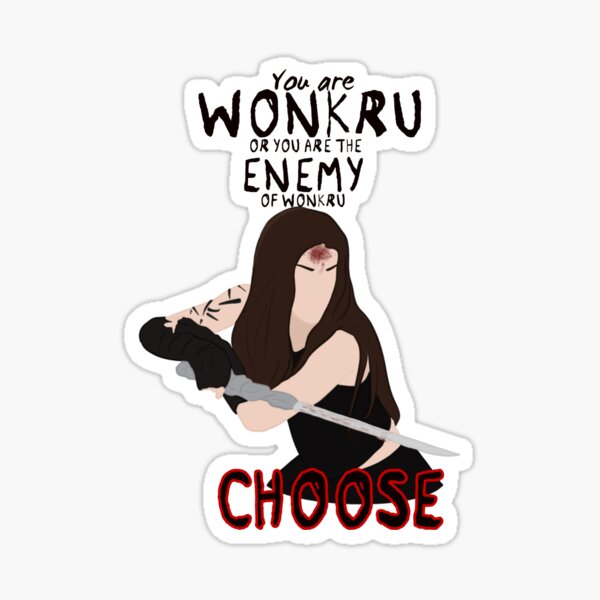 Du bist Wonkru Sticker
