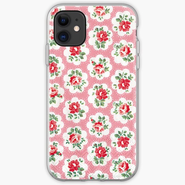Cath kidston pink design iPhone Soft Case