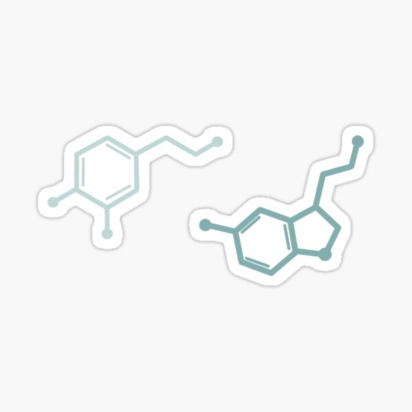 Item preview, Neurotransmitter Sticker Pack designed and sold by mariatza.