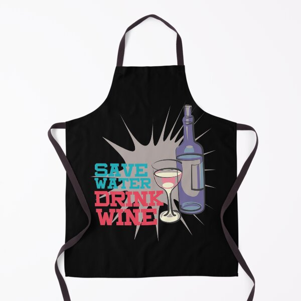 Item preview, SAVE WATER DRINK WINE  designed and sold by Dwarf-Monkey.