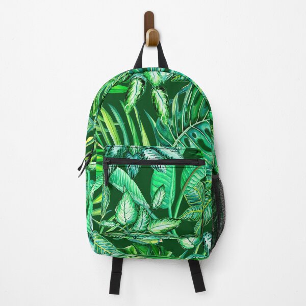 Item preview, Green tropical leaves pattern designed and sold by MartaHorodniczy.