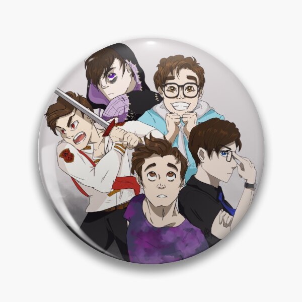 Item preview, Sandasu Saido!!! (Thomas Sanders Anime) designed and sold by withgetorix.