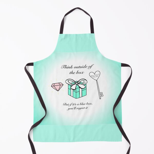 Tiffany and Co Inspired Artwork Apron