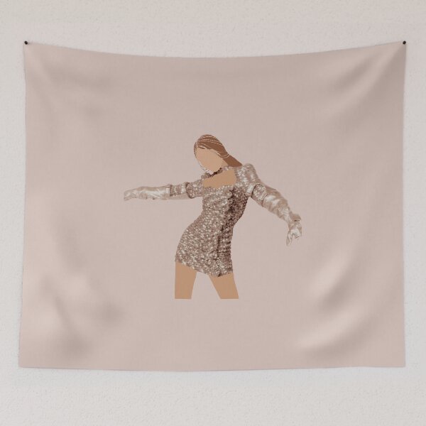 Item preview, Somi Gold Jeweled Dress designed and sold by kpopdays.