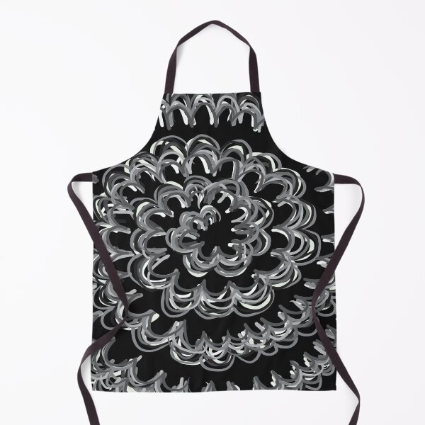 Item preview, Grayscale Puff Spiral on Blackest Gray designed and sold by MoodyCarp.