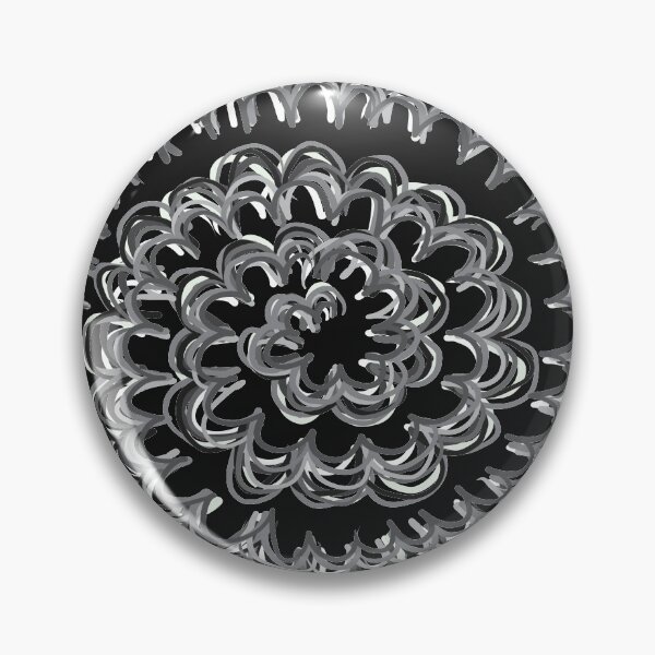 Item preview, Grayscale Puff Spiral on Blackest Gray designed and sold by MoodyCarp.
