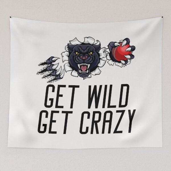 Item preview, Get Crazy Get Wild quote funny crazy wild saying designed and sold by OneTimeEngineer.
