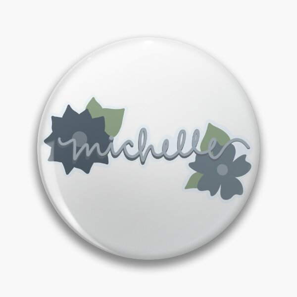 Item preview, Floral Michelle in Cursive designed and sold by kaylasbubble.