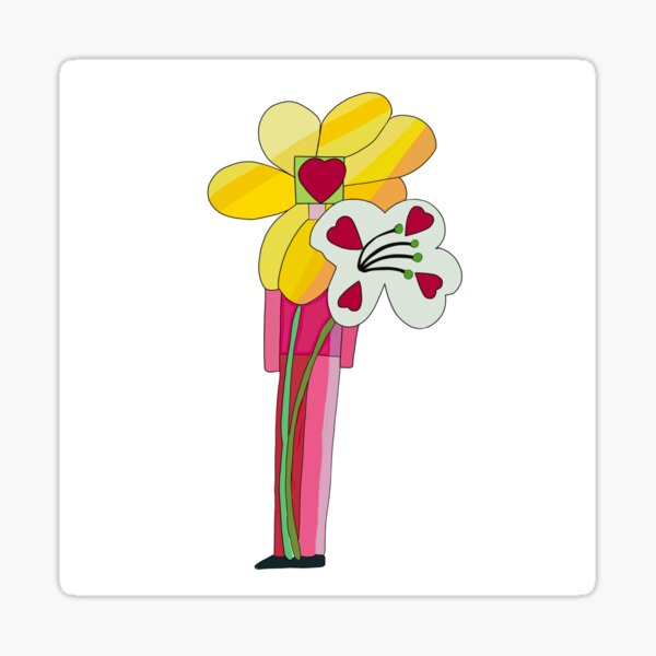 Flowergirl Sticker