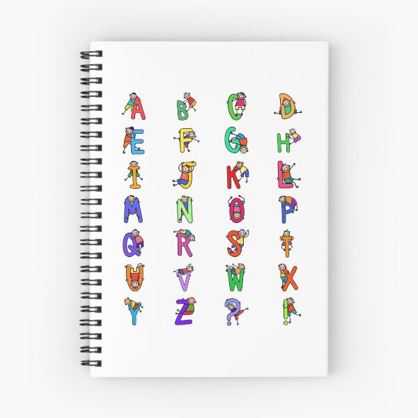 Item preview, Whole Alphabet  for boys letters Kids Colorful Cartoon Character designed and sold by funwithletters.