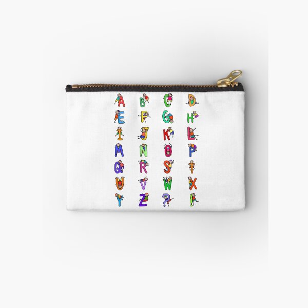 Item preview, Whole Alphabet  for boys letters Kids Colorful Cartoon Character designed and sold by funwithletters.