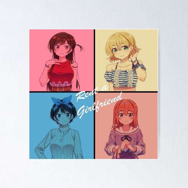  Rent a Girlfriend (Kanojo Okarishimasu) Anime Fabric Wall  Scroll Poster (16 x 19) Inches [A] Rent a Girlfriend- 2: Posters & Prints