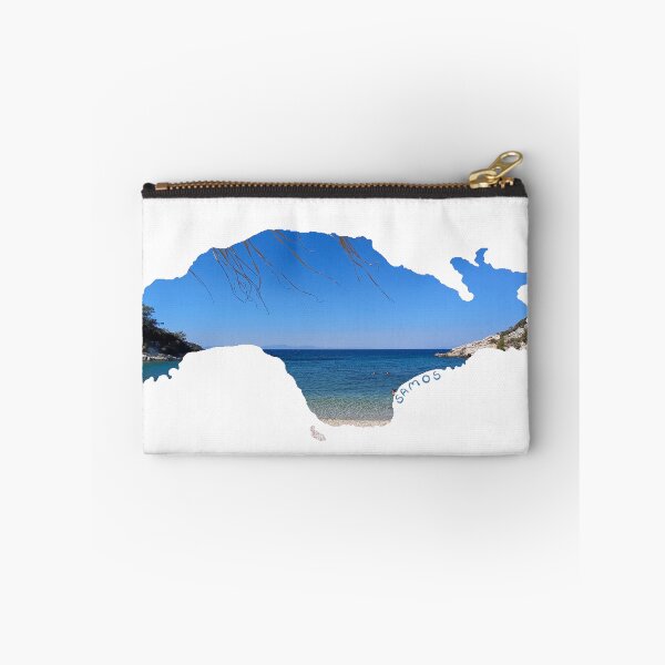 Item preview, Samos - island silhouette with beach photo (Greece) designed and sold by nabeArtist.