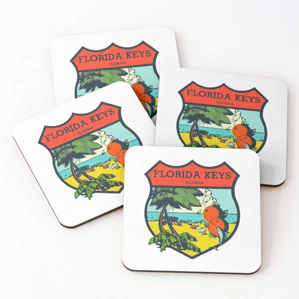Item preview, Vintage Florida Keys Decal designed and sold by Decal Mania.