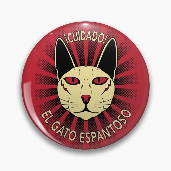 Item preview, El Gato Espantoso (para camisa roja) designed and sold by JordanWDesign.