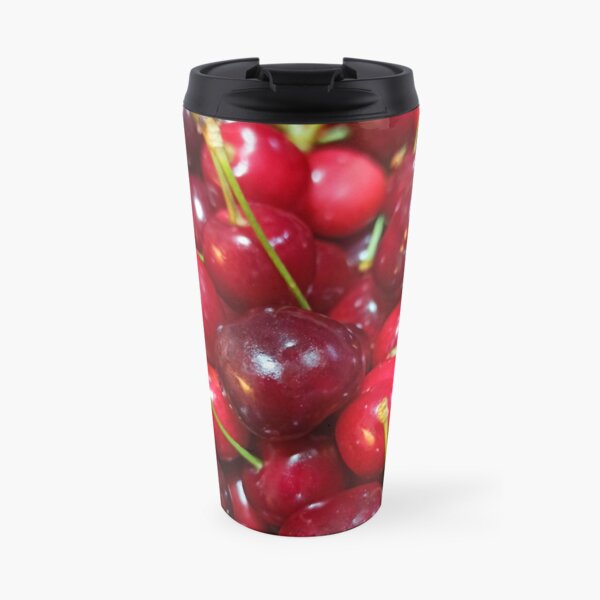 Delicious, fresh ,cretan cherries Travel Mug