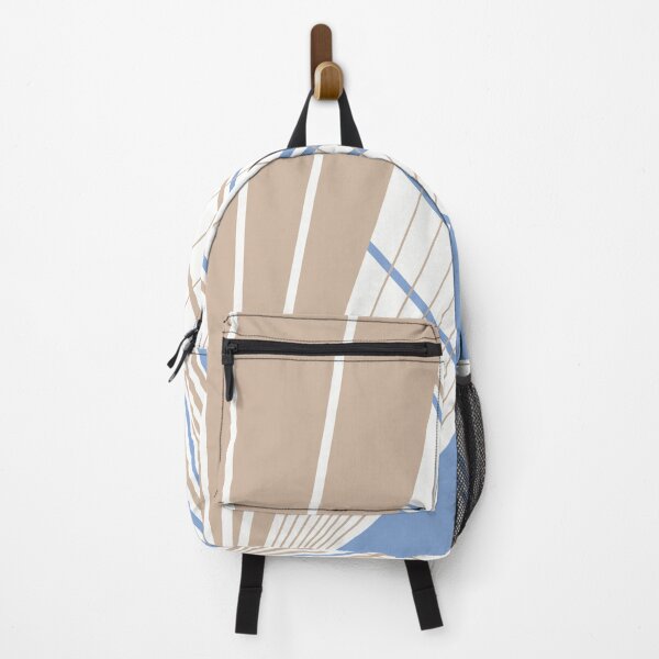 Item preview, Geometric minimalist sun rays beige lightblue white designed and sold by GHSimple.