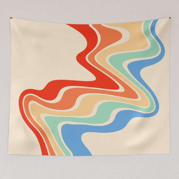 Item preview, retro rainbow designed and sold by Katlyn Walter.