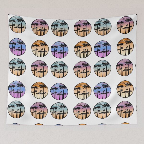 Item preview, Sunset with Palm Trees and Lights designed and sold by Arexus.