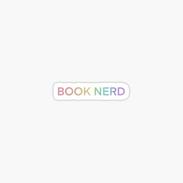 Book Nerd Sticker
