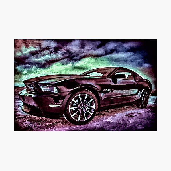 Ford Mustang Table Photographic Print
