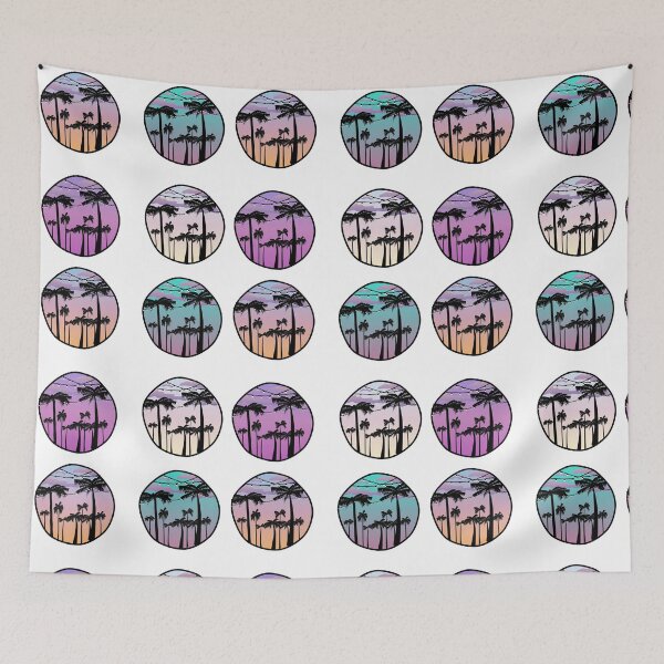 Item preview, Sunset with Palm trees and Lights designed and sold by Arexus.