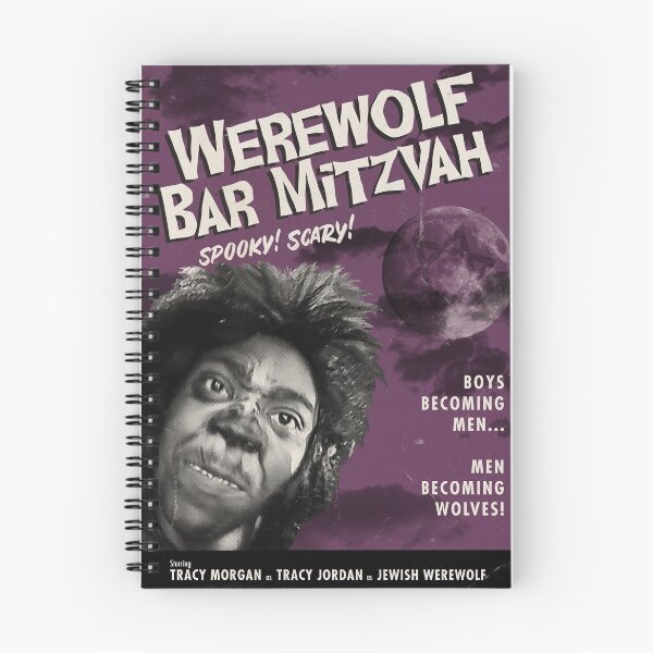 Item preview, Werewolf Bar Mitzvah Spooky Scary designed and sold by meaghankendall.
