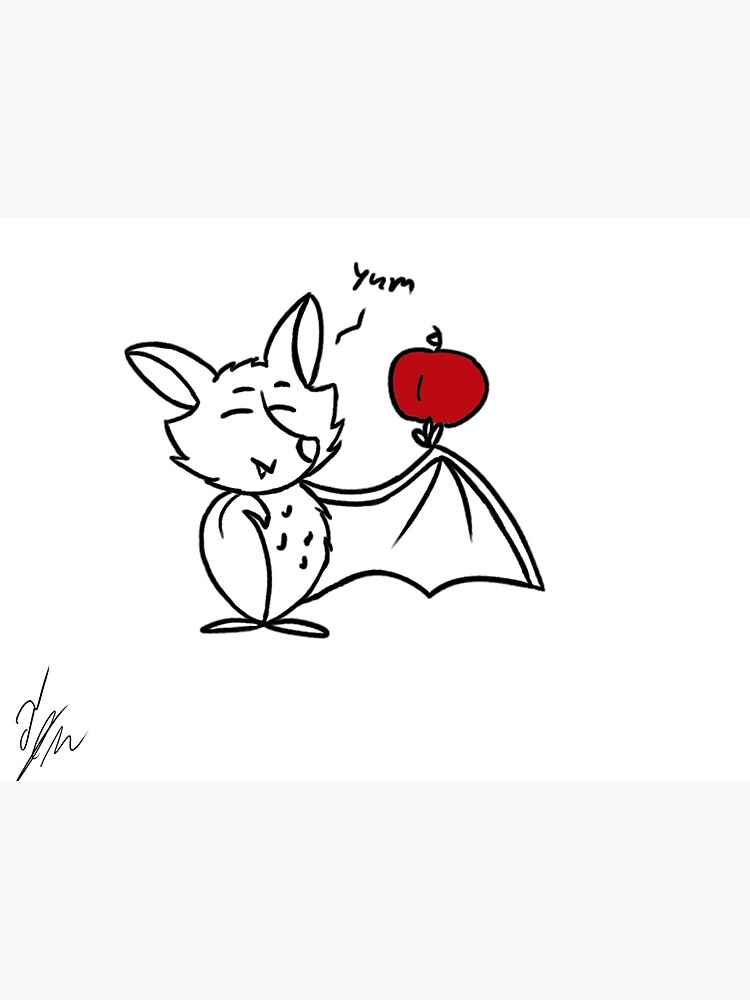 "Happy Fruit Bat" Poster for Sale by NCsketches Redbubble