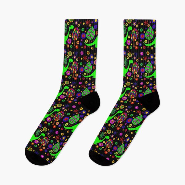 Item preview, Funny Green Brontosaurus Dinosaur and Trees Art designed and sold by Nature's Fancy.