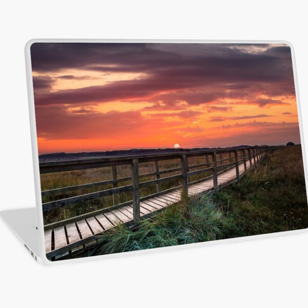 Sunset At Newtown Isle Of Wight Laptop Skin