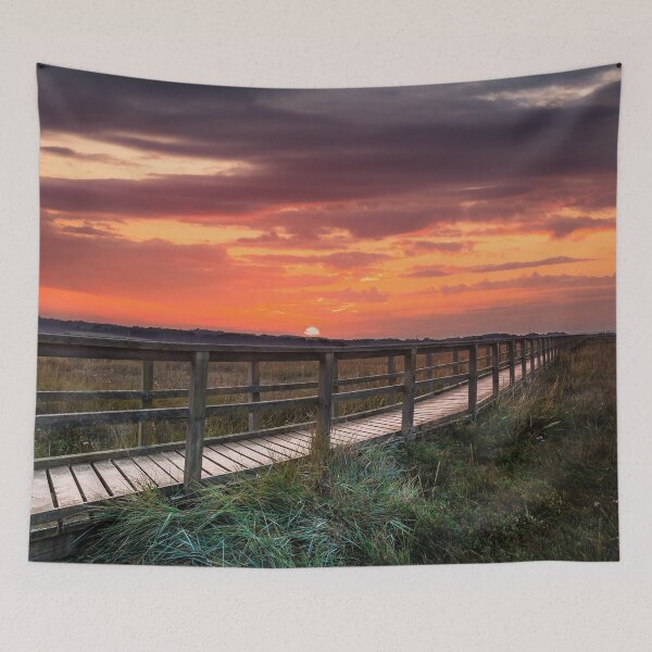 Item preview, Sunset At Newtown Isle Of Wight designed and sold by manateevoyager.