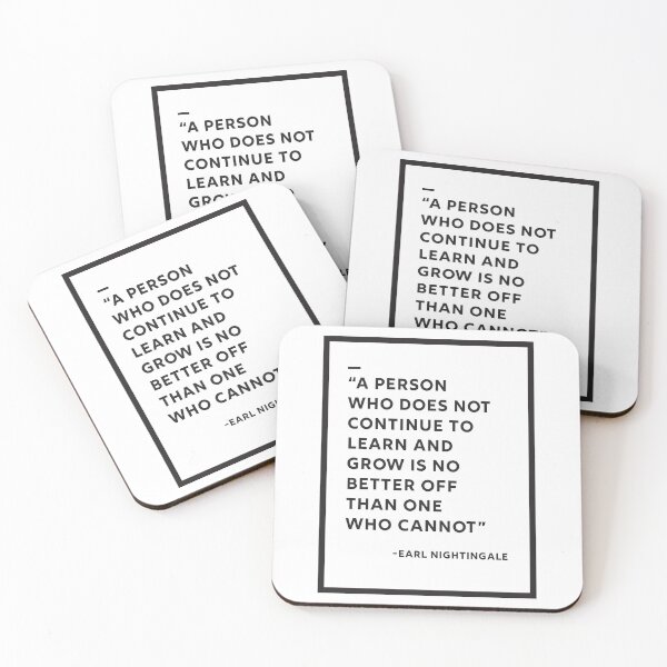 Item preview, Motivational Earl Nightingale Quote designed and sold by CuriouslyDriven.
