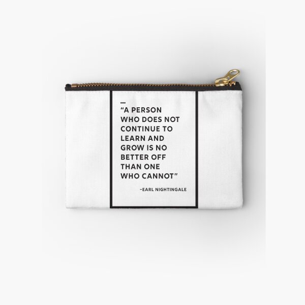 Item preview, Motivational Earl Nightingale Quote designed and sold by CuriouslyDriven.