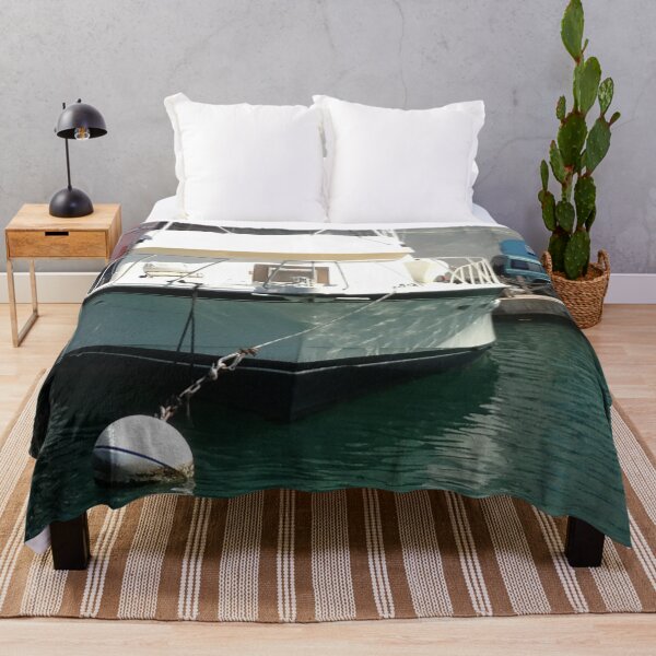 Item preview, Boat Docked in Barbados Careenage designed and sold by MimsTees.