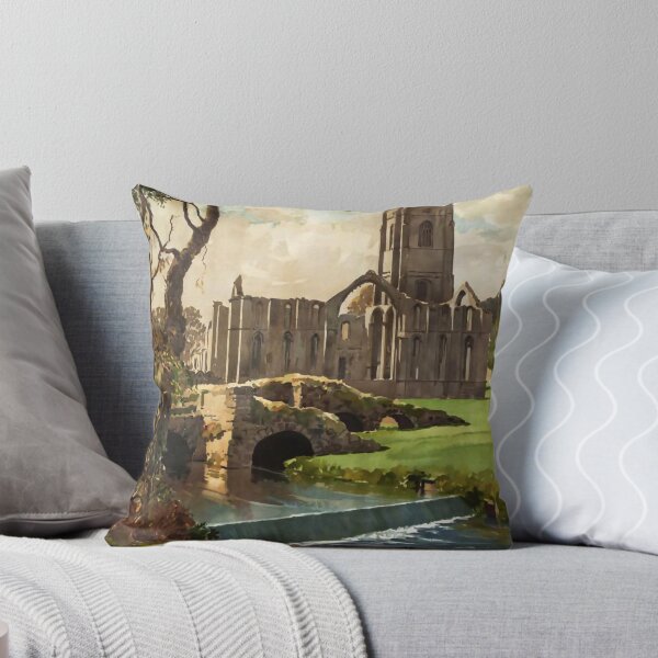 Aperçu de l'œuvre affiche de chemin de fer Fountains Abbey créée et vendue par stickart-marek.