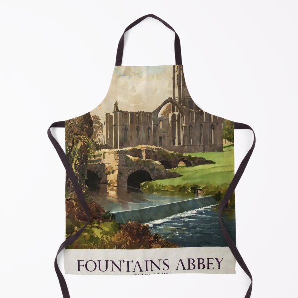 Item preview, Railway Poster Fountains Abbey designed and sold by stickart-marek.