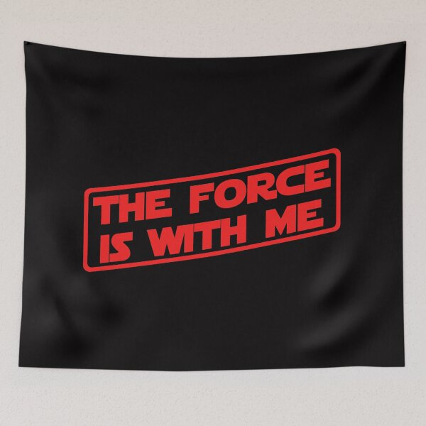 Item preview, The force is with me (Red) designed and sold by DafyddEm.