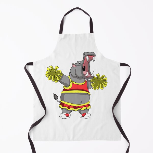Item preview, Cheerleader Hippo designed and sold by Dwarf-Monkey.