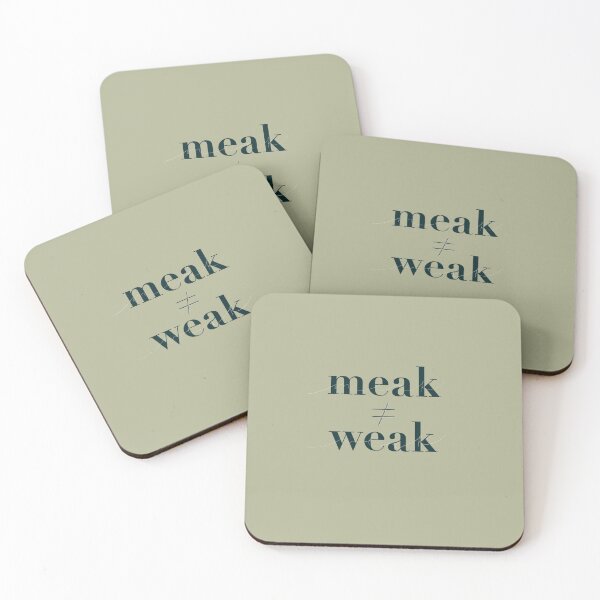 Item preview, meak does not equal weak designed and sold by minskate.