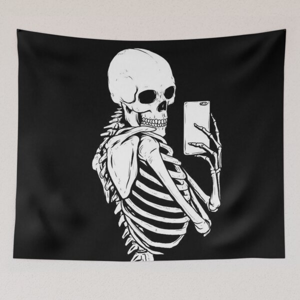 Aperçu de l'œuvre Selfie squelette créée et vendue par Flakey-.