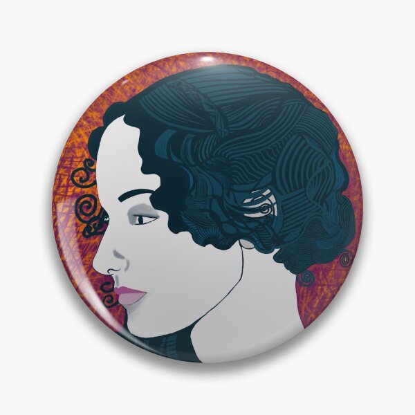Item preview, Lady with Dark Blue Hair designed and sold by BlertaDK.