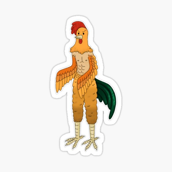 Chicken-Man Sticker