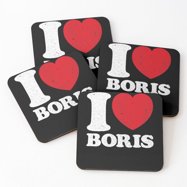 Item preview, Distressed Retro Vintage I Love Boris Johnson Tee designed and sold by samraheel.