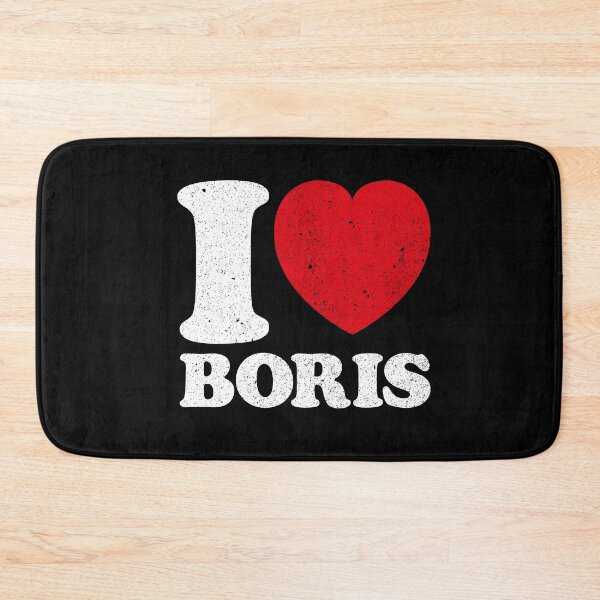 Item preview, Distressed Retro Vintage I Love Boris Johnson Tee designed and sold by samraheel.