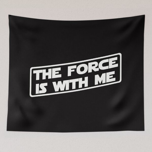 Item preview, The force is with me (White) designed and sold by DafyddEm.