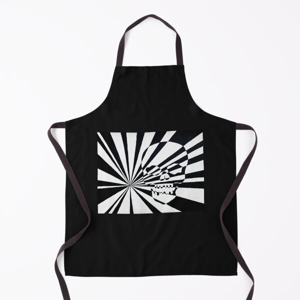 Item preview, Skull and Rays in Black and White designed and sold by JuniperStormArt.