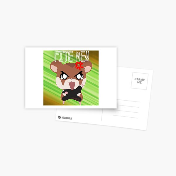Feisty Hamster Postcard
