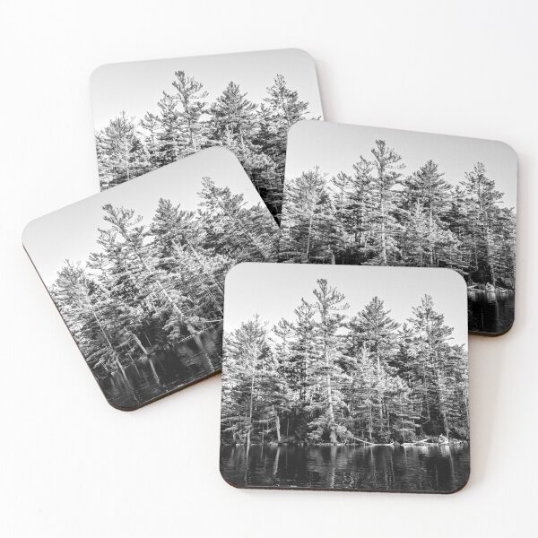 Item preview, Black and white trees designed and sold by Natalie Stark.
