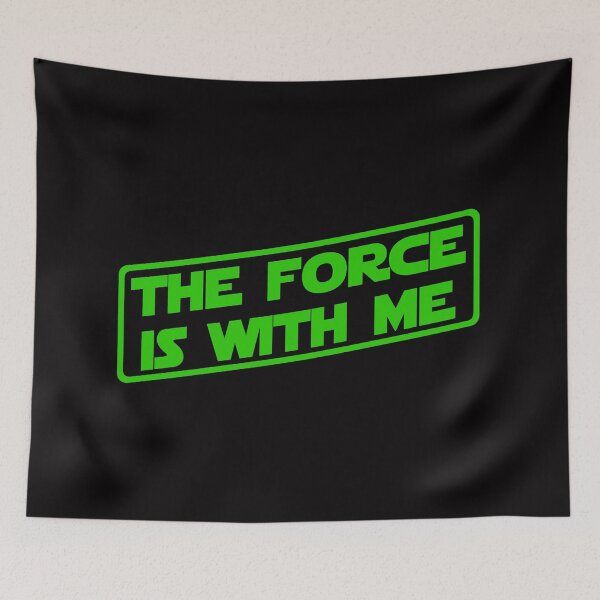 Item preview, The force is with me (Green) designed and sold by DafyddEm.