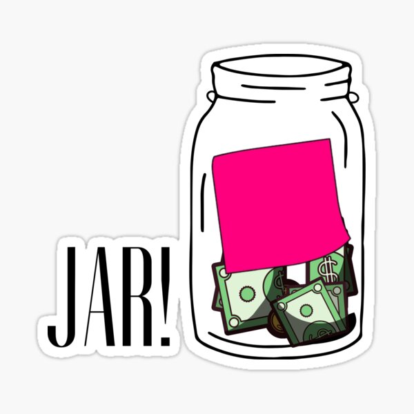 "Douchebag jar New girl Quote" Sticker for Sale by Jasmineescobar